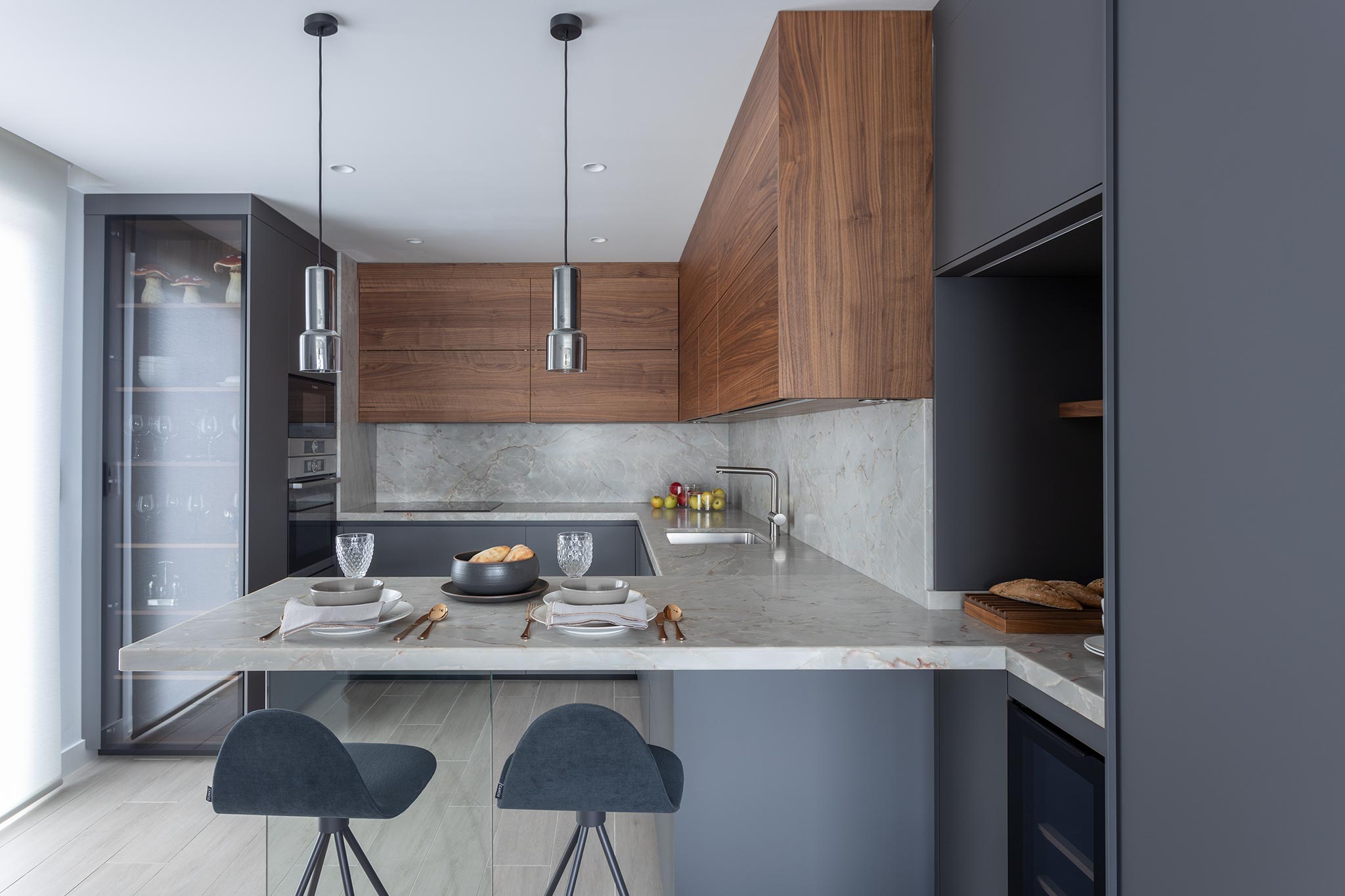 Cocinas Grises: Ideas y Muebles | Santos Vaguada