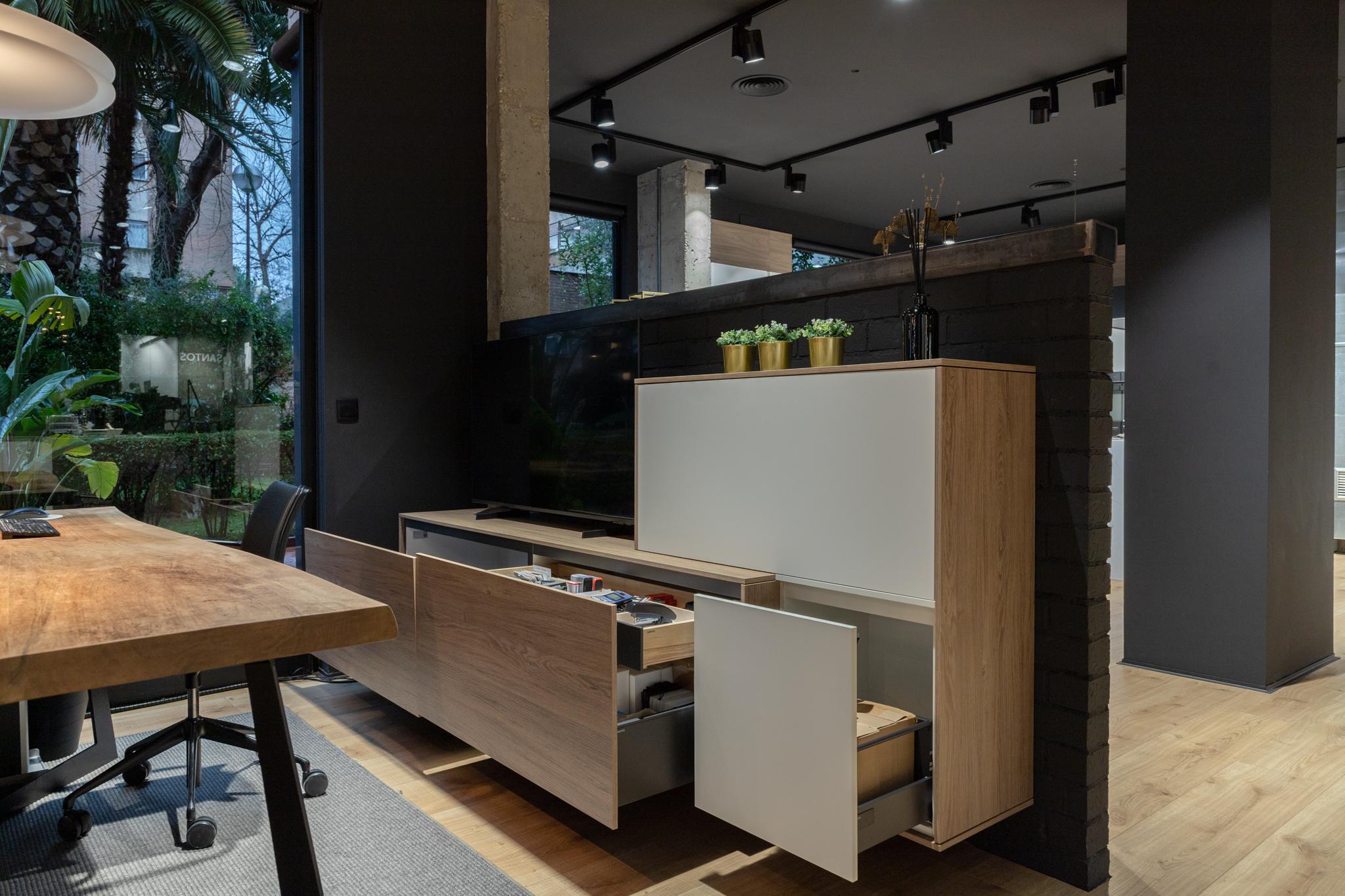 Mueble living outlet televisor